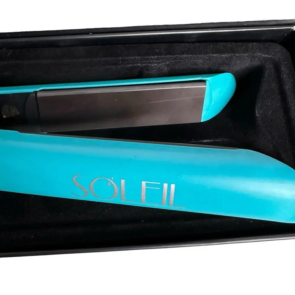 Soleil Professional Flat Iron Hair Straightener Ceramic Plates New Open Box
